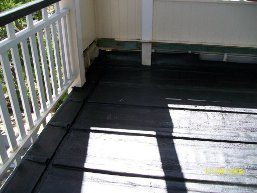 Balcony — membrane applied