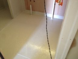 Bathroom — waterproofed floor